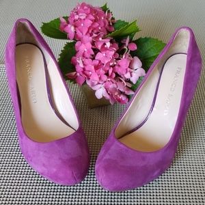 Franco Sarto Magenta  Suede Pump